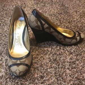 Coach Wedge shoes